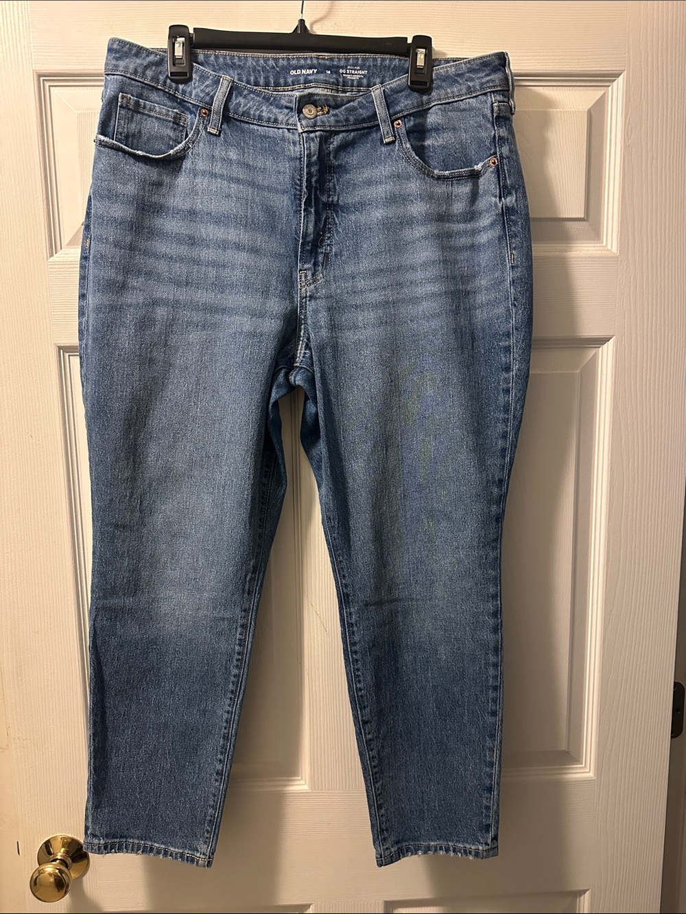 Women’s Old Navy High Rise OG Straight Denim Jeans - Size 16